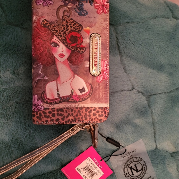 Nicole Lee wallet with wristlet - Picture 7 of 8